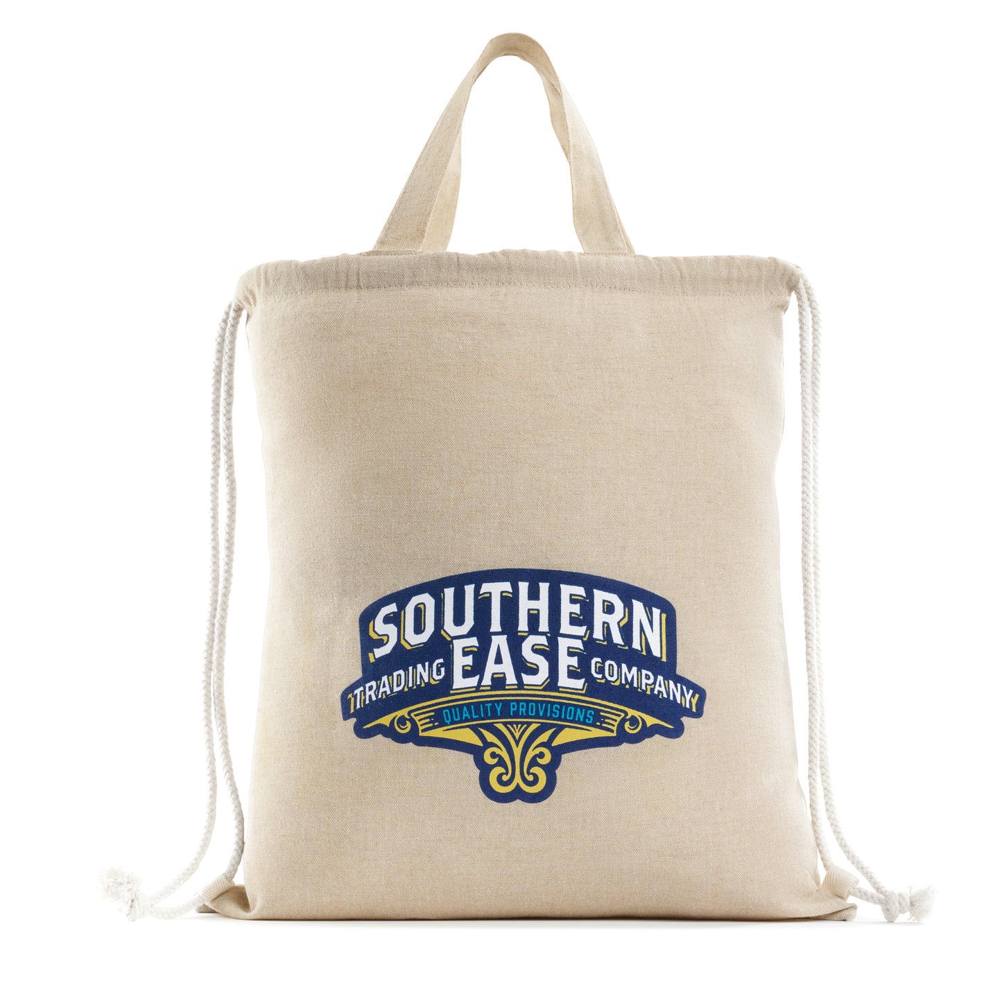 Recycled 4oz Cotton Drawstring Bag Color: Natural