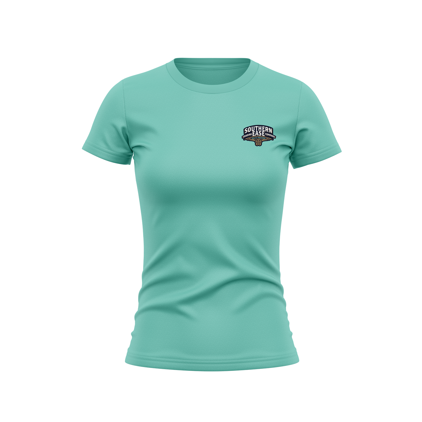 Port & Company® Ladies Core Blend Tee Color: Aqua Heather