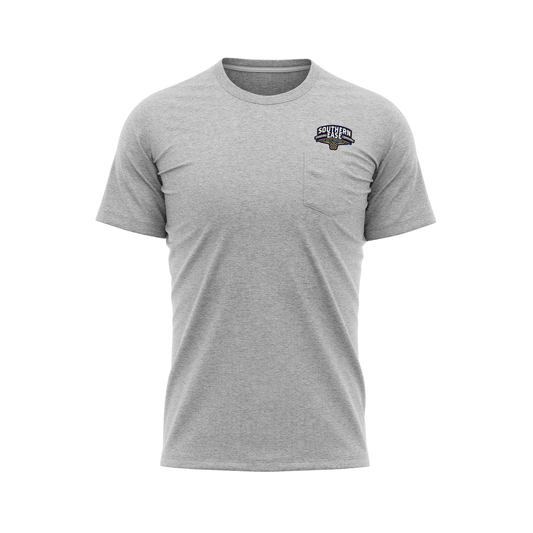 Port & Company® Core Blend Pocket Tee Color: Athletic Heather